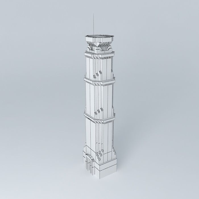 Kaohsiung Chang-Gu World Trade Center Free 3D model_3