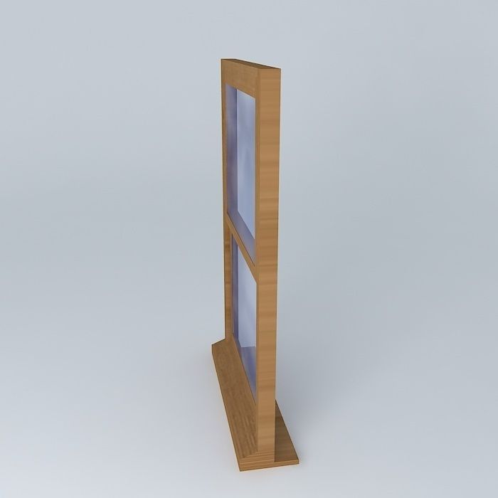 2 part window Free 3D model_2