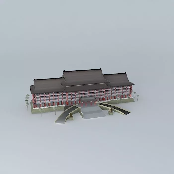 Kaohsiung Grand Hotel // Grand Hotel, Kaohsiung, Taiwan Free 3D model