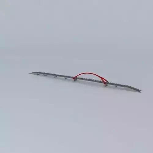 Pingtung new park Jinde Bridge Free 3D model