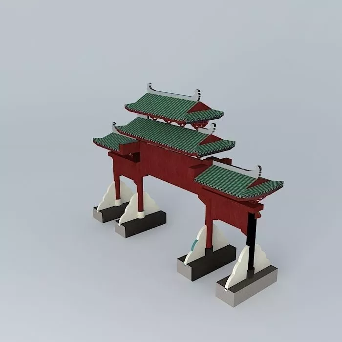 The Gate of West Lake, Huizhou Free 3D model
