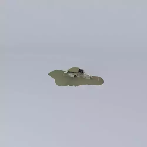 Anbandoned City Gate Free 3D model