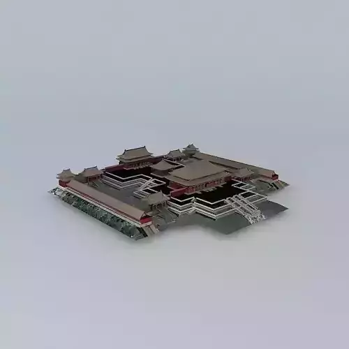 Beijing Forbidden City Hall of Supreme Harmony and Preserving... Free 3D model