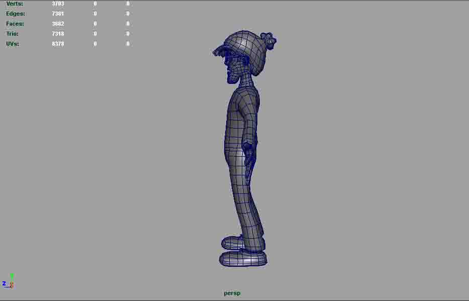 Waldo AAA  Low-poly 3D model_4