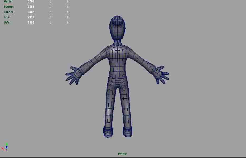 Waldo AAA  Low-poly 3D model_7