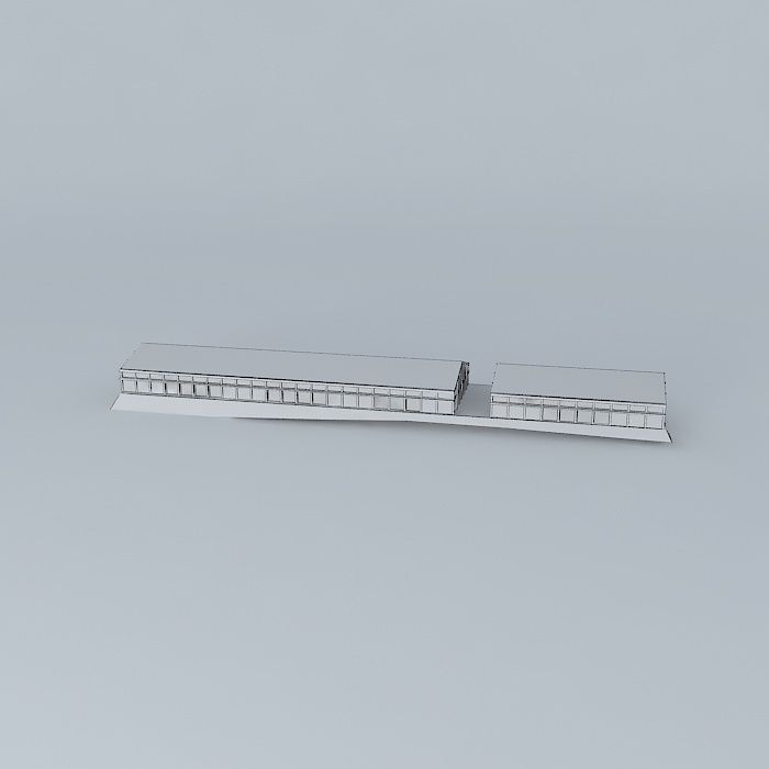 Kaohsiung Yangming Cijin warehouse Free 3D model_4