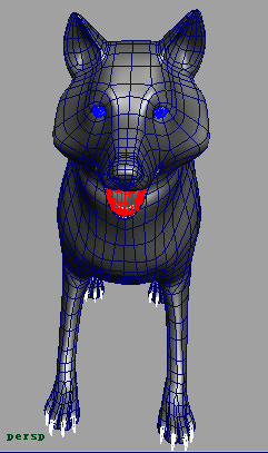 Wild Wolf AAA Low-poly 3D model_6