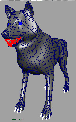 Wild Wolf AAA Low-poly 3D model_8