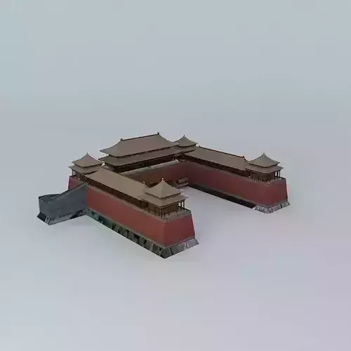 Beijing Forbidden City Meridian Gate