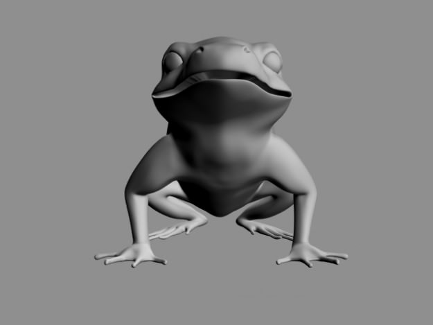 Frog 3D model_2