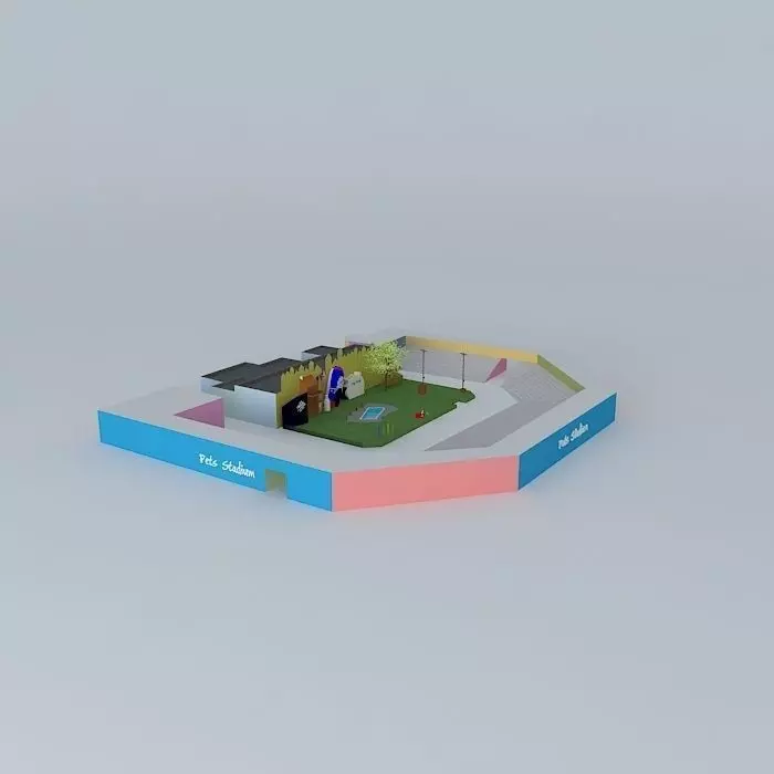 Pets Stadium - SeaWorld San Diego 3D model_0