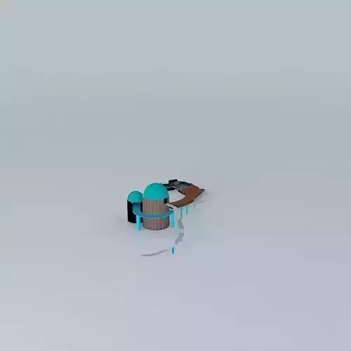 SeaWorld San Diego Journey To Atlantis Commerson Dolphin Exhibit 3D model