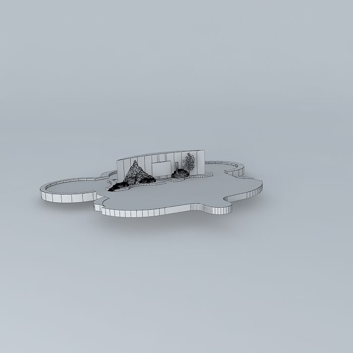 Six Flags Discovery Kingdom - Shouka Stadium 3D model_4