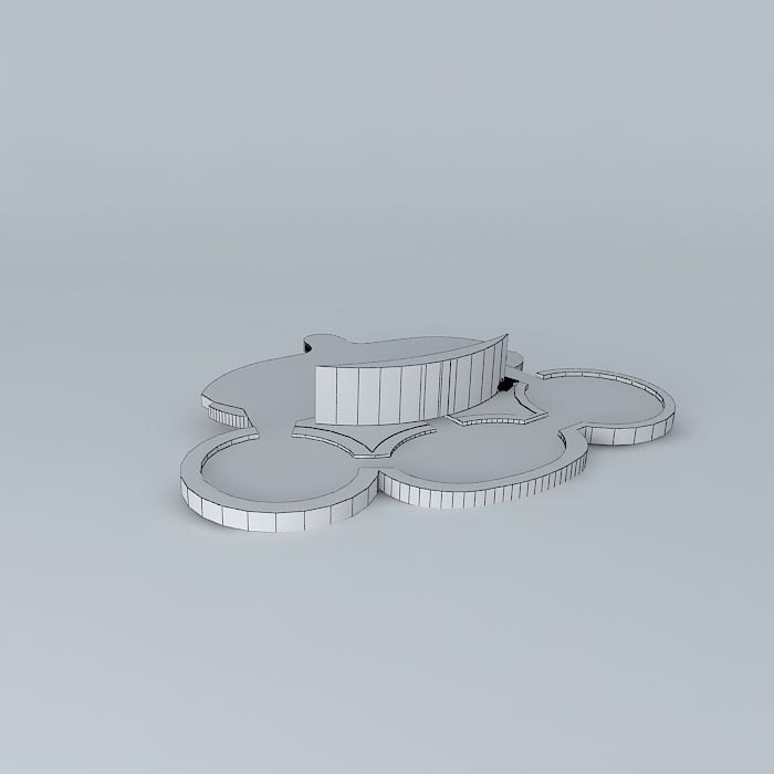 Six Flags Discovery Kingdom - Shouka Stadium 3D model_3