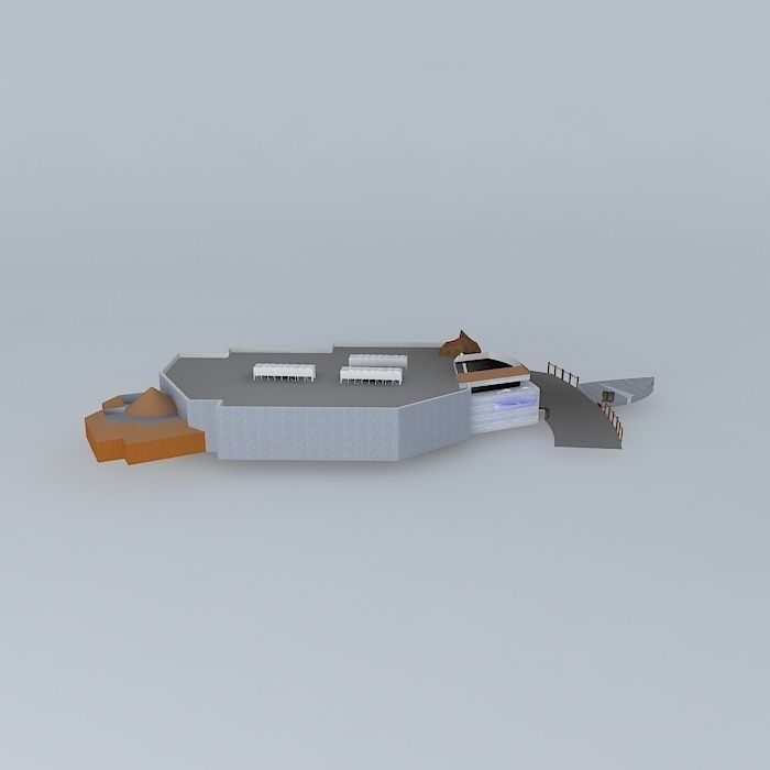 Shipwreck Cafe - SeaWorld San Diego 3D model_1