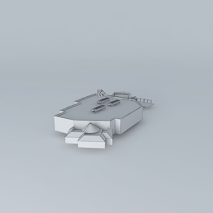 Shipwreck Cafe - SeaWorld San Diego 3D model_4