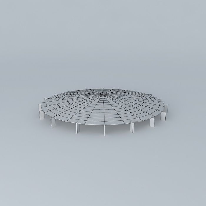 Shamu Theater Dome - SeaWorld San Antonio 3D model_4