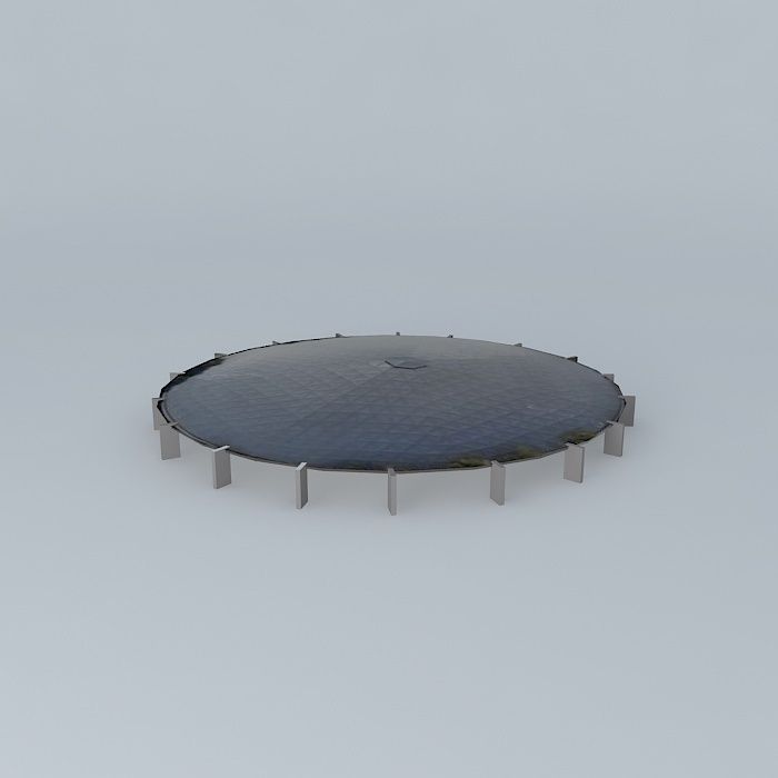 Shamu Theater Dome - SeaWorld San Antonio 3D model_1