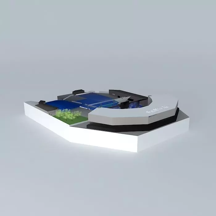 Sahmu Stadium - SeaWorld Orlando 3D model_0