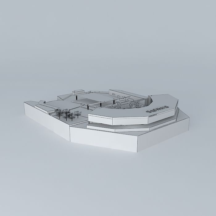 Sahmu Stadium - SeaWorld Orlando 3D model_3