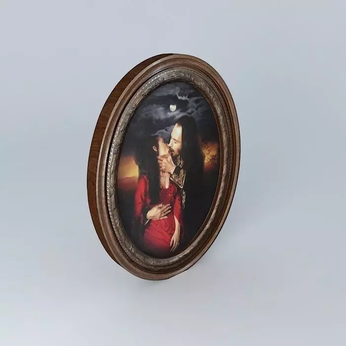 Dracula Framed Picture 3D model_0