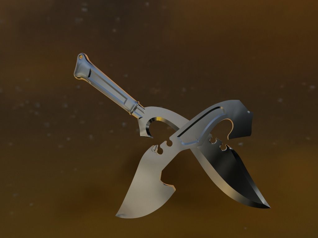 Kujang MS43 3D model_2