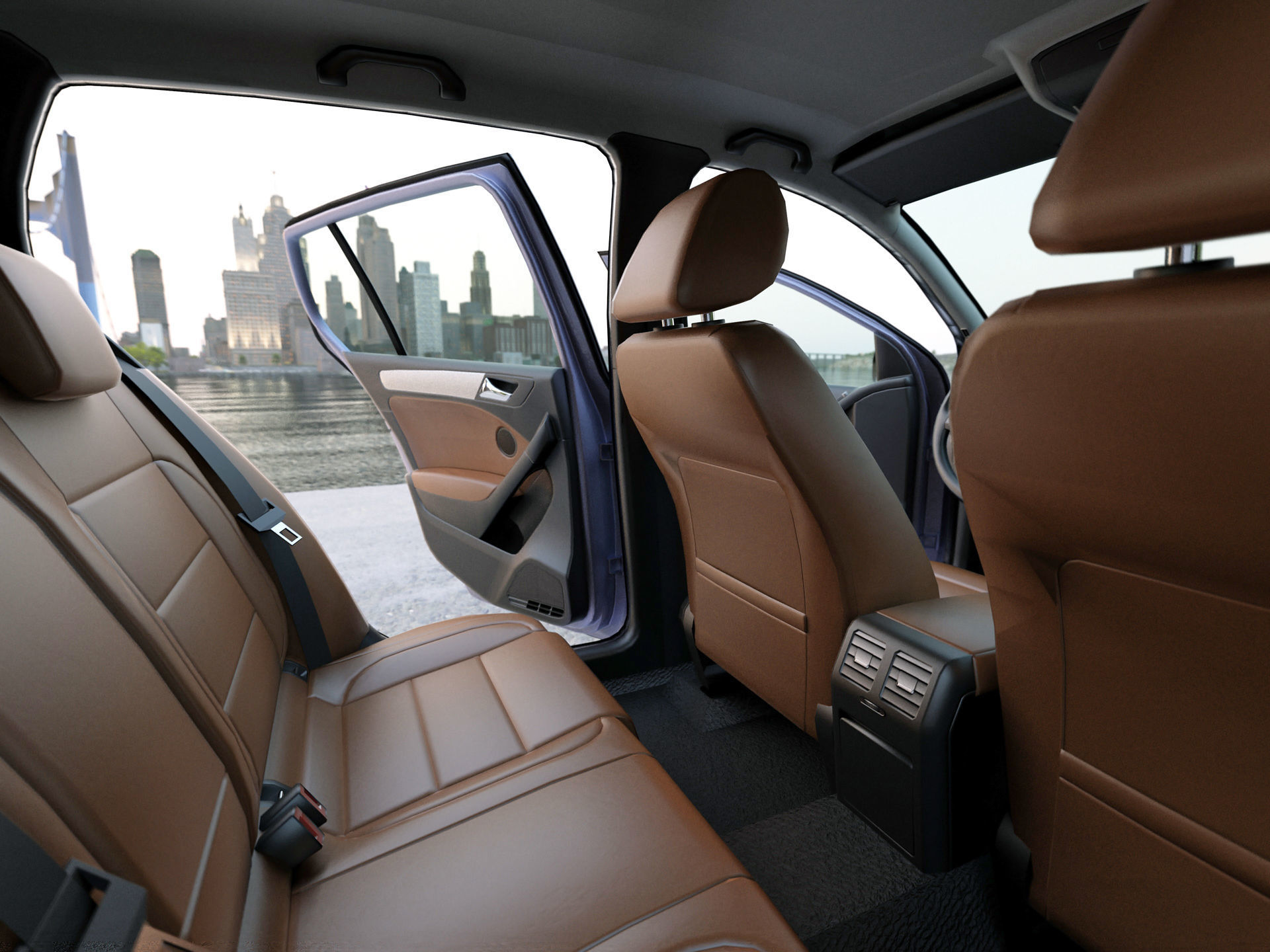 Volkswagen Golf 5 door 2010 3D model_11