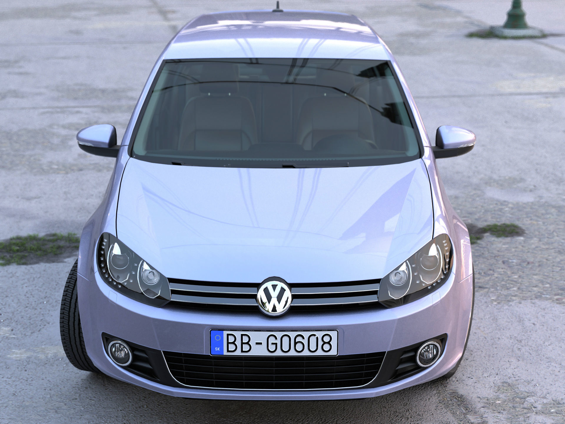 Volkswagen Golf 5 door 2010 3D model_2