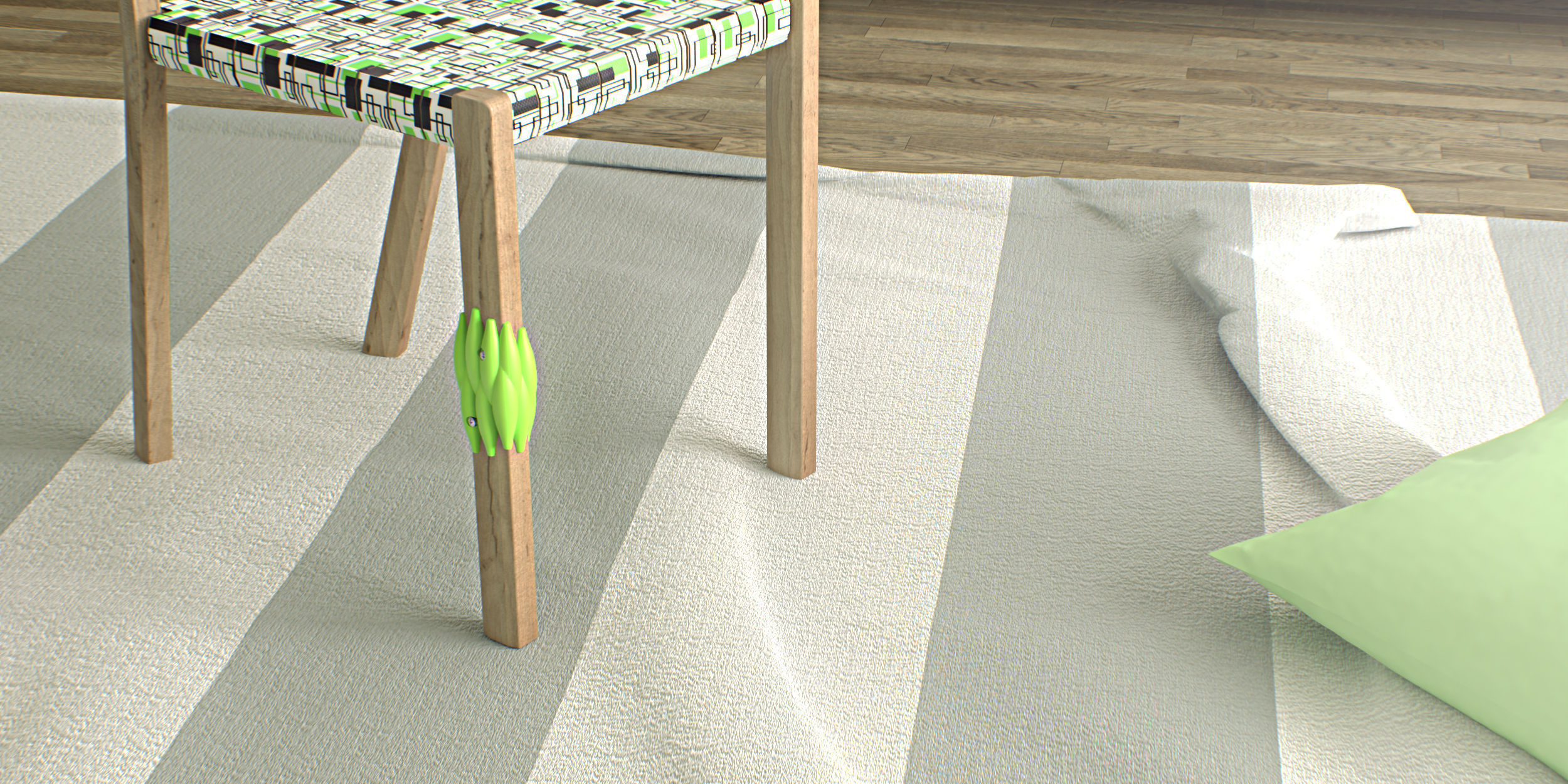 Symbioso - 28x40mm Broken wood part fixer 3D print model_2