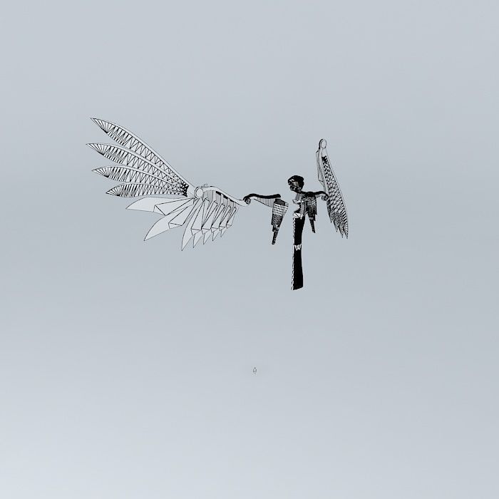 Robot wings Free 3D model_3