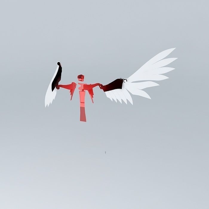 Robot wings Free 3D model_1
