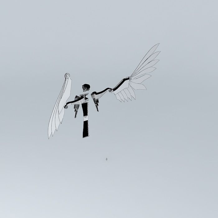 Robot wings Free 3D model_4