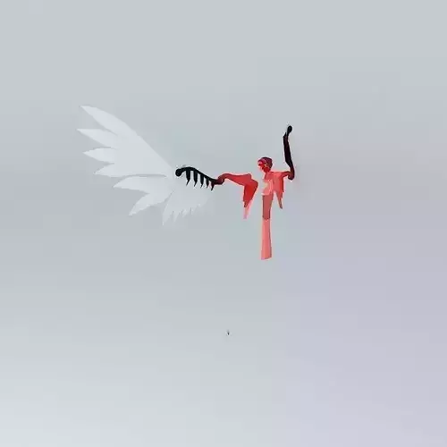Robot wings Free 3D model