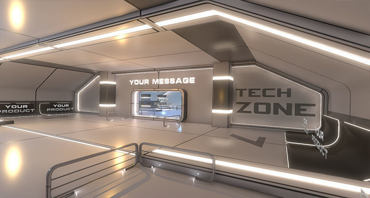 Showroom Level Kit Vol 1 Low-poly 3D model_2