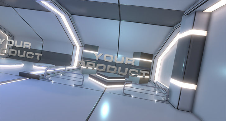 Showroom Level Kit Vol 1 Low-poly 3D model_3