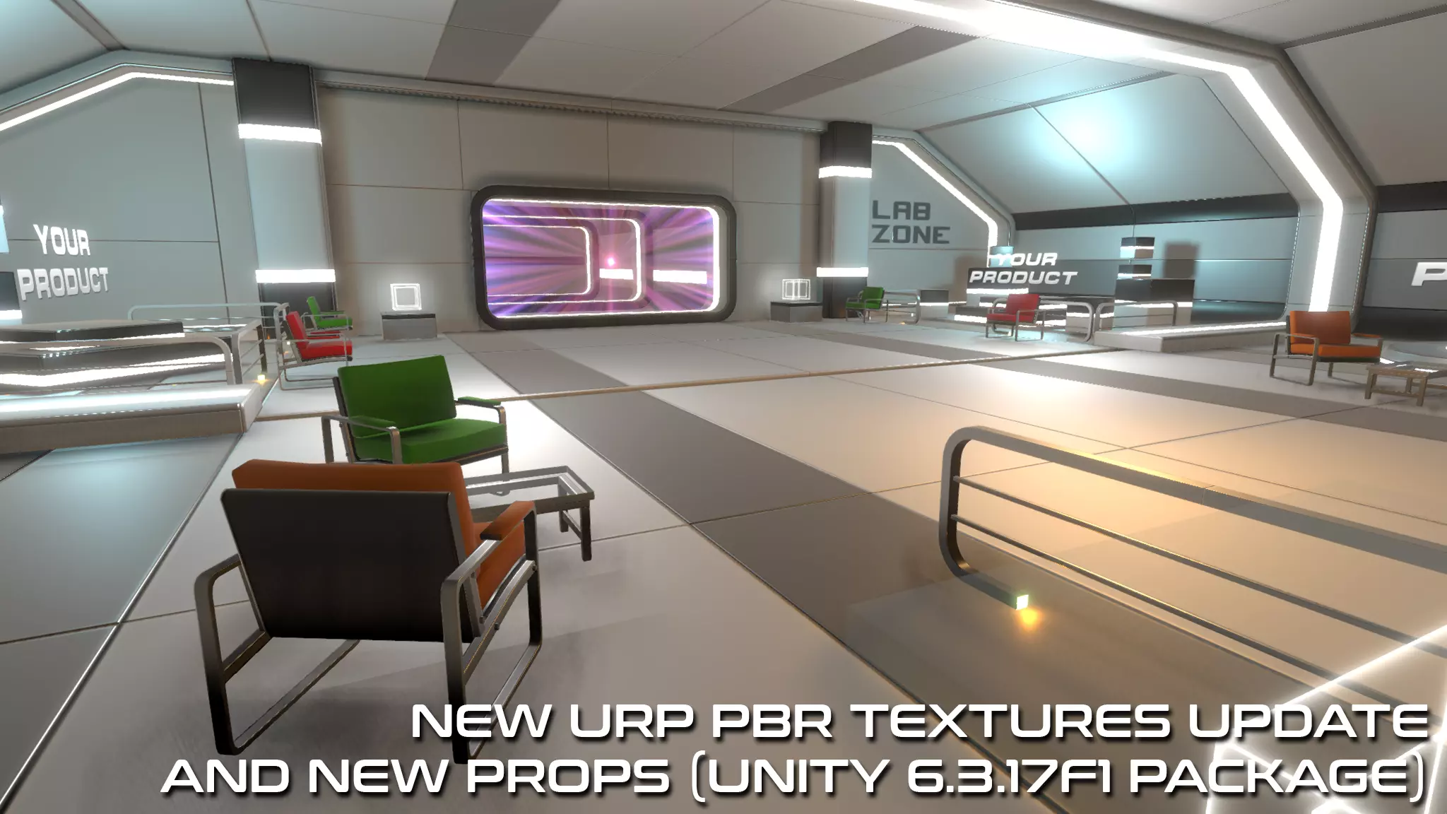 Showroom Level Kit Vol 1 Low-poly 3D model