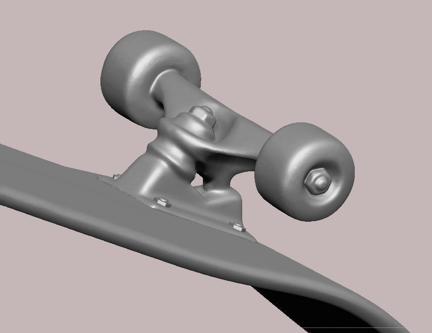 Skateboard element skateboards 3D print model_46