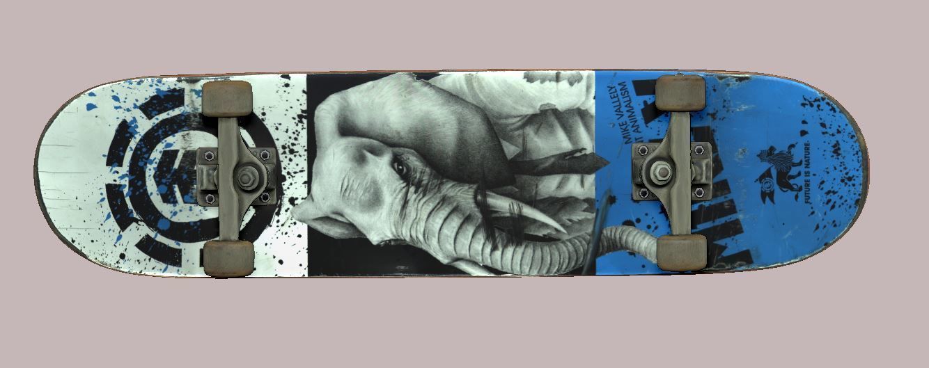 Skateboard element skateboards 3D print model_5