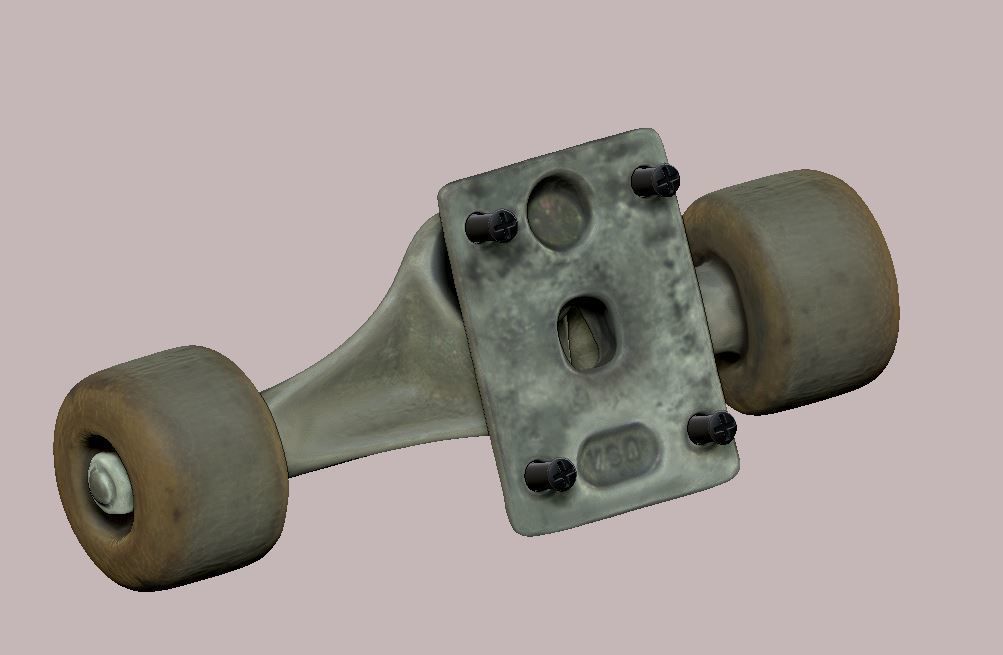 Skateboard element skateboards 3D print model_39