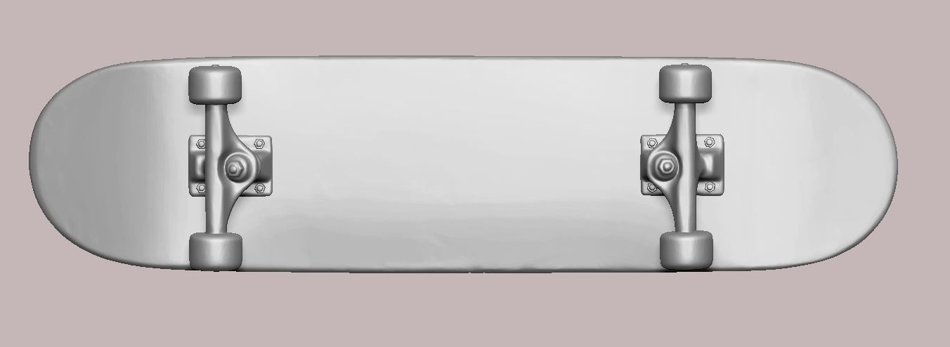 Skateboard element skateboards 3D print model_3