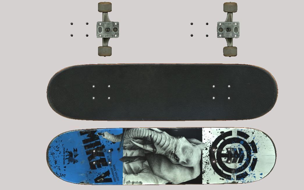 Skateboard element skateboards 3D print model_2