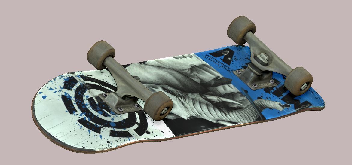 Skateboard element skateboards 3D print model_8