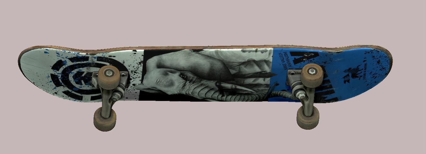 Skateboard element skateboards 3D print model_9
