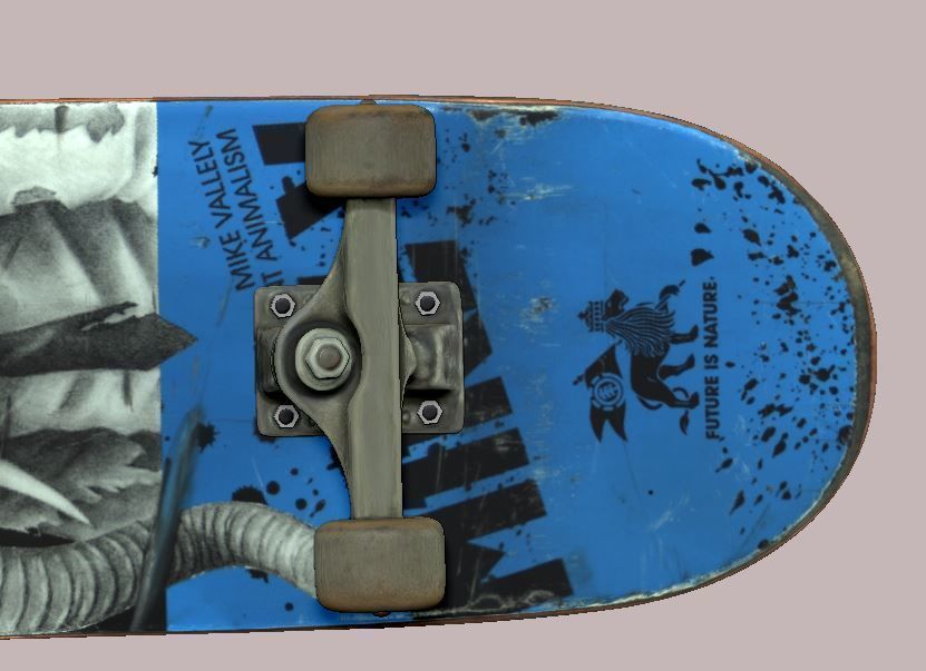 Skateboard element skateboards 3D print model_36