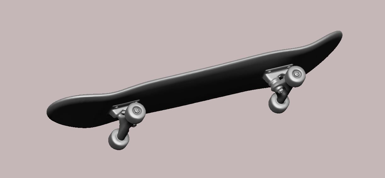 Skateboard element skateboards 3D print model_41