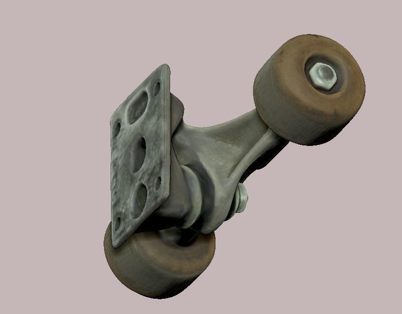 Skateboard element skateboards 3D print model_33