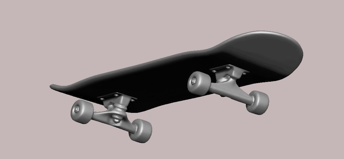 Skateboard element skateboards 3D print model_42