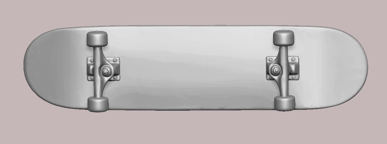 Skateboard element skateboards 3D print model_43