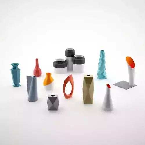 Vases Collection Vol 2 Free 3D model