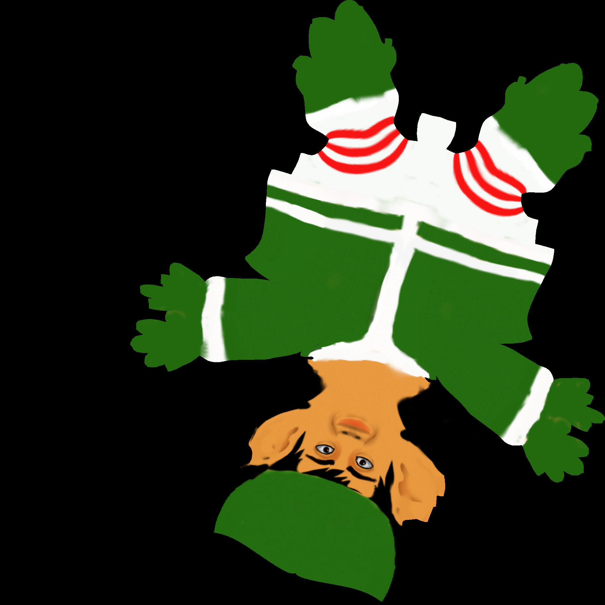 Elf 3d blender rigged Low-poly 3D model_5